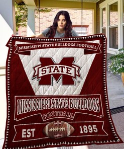 Mississippi State Bulldogs Quilt Blanket - Perfect for Fans Everywhere