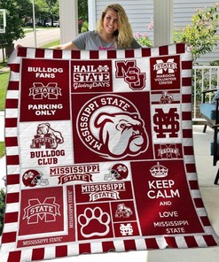 Mississippi State Bulldogs Quilt Blanket Th2506 - for Fans of the Team