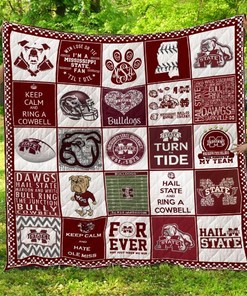 Mississippi State Bulldogs Quilt Blanket - for Fans Everywhere