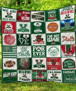 Mississippi Valley State Delta Devils Collection NCAA Quilt Blanket - Keep Warm with Devil Spirit
