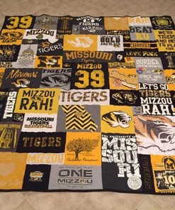Missouri Tigers Blanket To Show Support For The Team