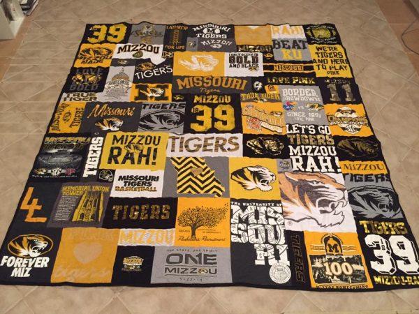 Missouri Tigers Blanket To Show Support For The Team