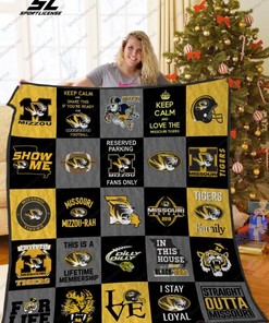 Missouri Tigers Loved Quilt Blanket with Quilt Bedding Set Vintage