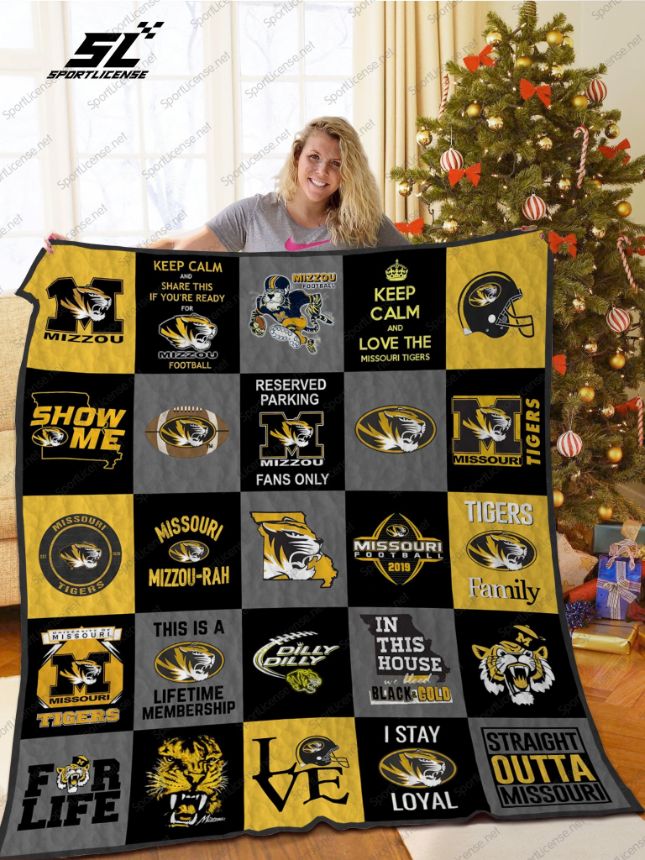 Missouri Tigers Loved Quilt Blanket with Quilt Bedding Set Vintage