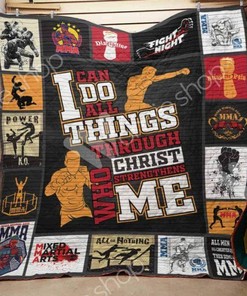 Mixed Martial Arts Fans Must-Have Quilt Blanket M0703 82o38