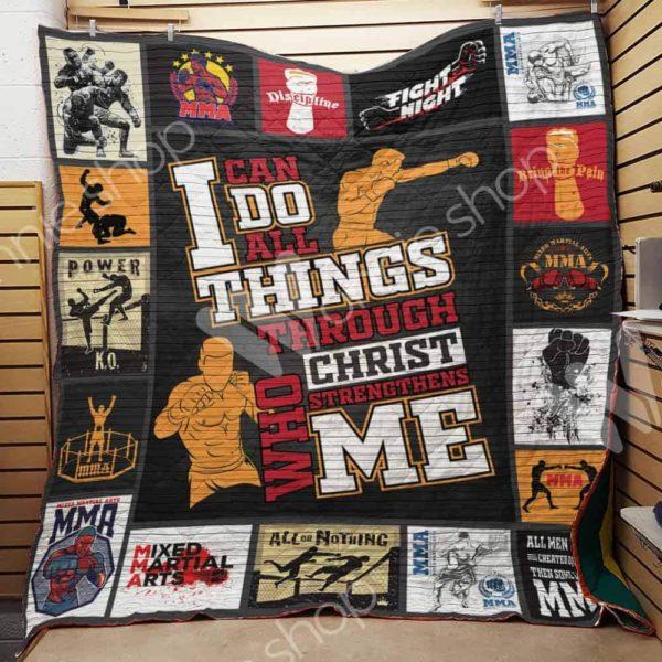 Mixed Martial Arts Fans Must-Have Quilt Blanket M0703 82o38