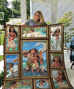 Moana Disney Cartoon Gift Quilt Blanket: A Beautiful Quilt Featuring the Beloved Character