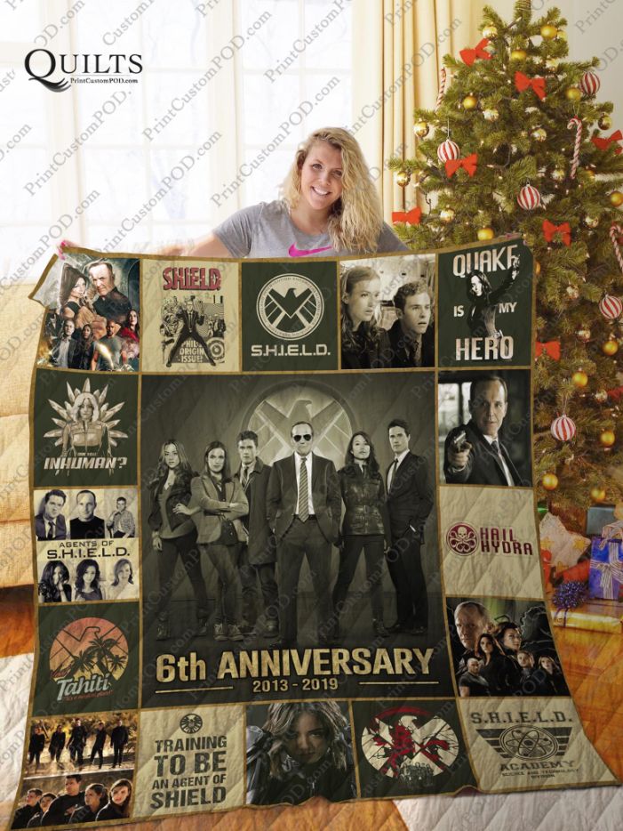 Mofi Agents Of Shield Quilt Bedding Set Ver 17-1 forFans of the TV Show