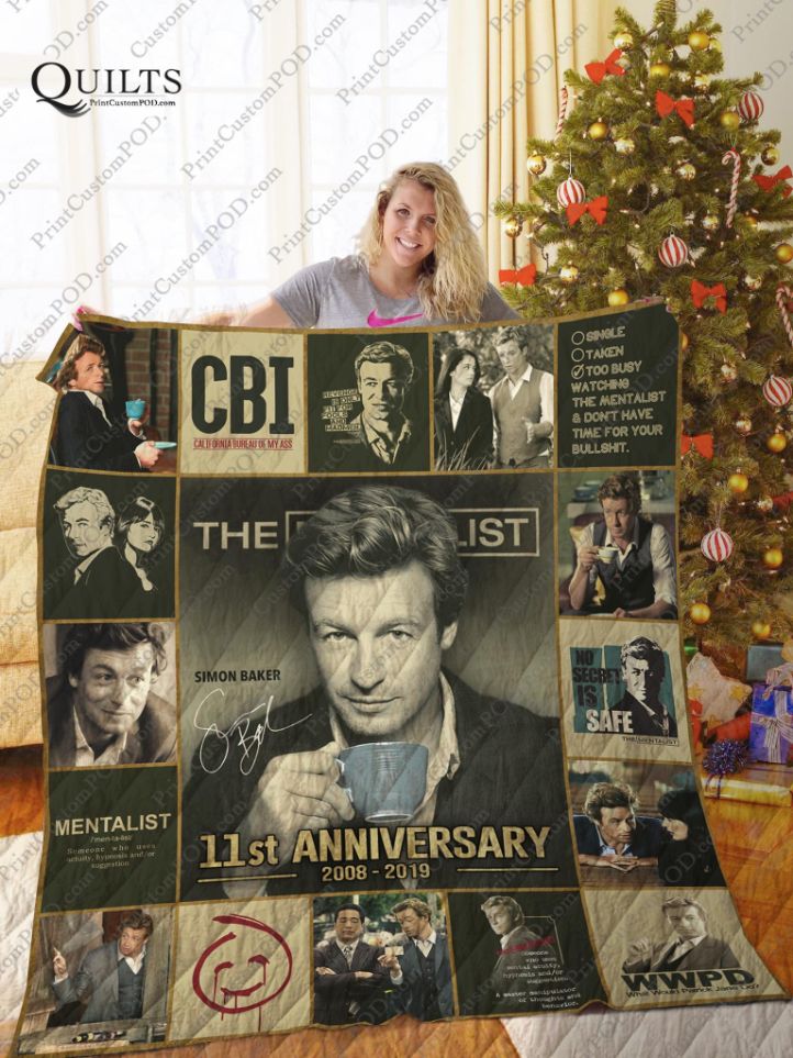 Mofi The Mentalist Ver 1 Quilt Blanket - Show your love for The Mentalist with this stylish and cozy quilt blanket.