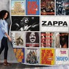 Mofo Frank Zappa Albums Combined Quilt Blanket, Perfect for Experimental Rock Fans