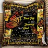 Monarch Butterfly I Will Choose To Find Joy Perfect Gift Quilt Bedding Set