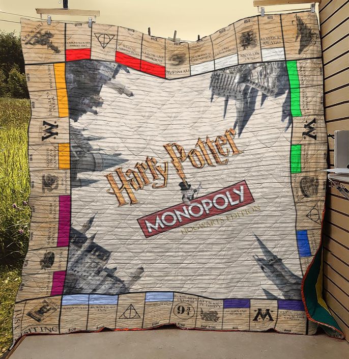 Monopoly Harry Potter Quilt Blanket for Fans