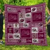Montana Grizzlies Ncaa Quilt Bedding Set with Soft Quilt Blanket for Fans