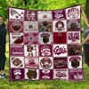 Montana Grizzlies Quilt Blanket for College Sports Fans