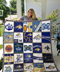 Montana State Bobcats Ncaa Quilt Bedding Set for Kids