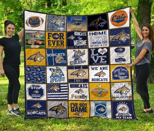 Montana State Bobcats Quilt Bedding Set LC7