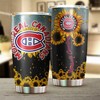 Montreal Canadians NHL Tumbler - Beautiful Sunflower Design - G Fanatics