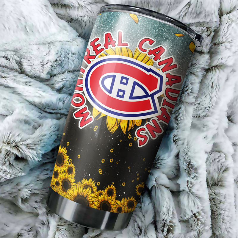 Montreal Canadians NHL Tumbler - Beautiful Sunflower Design - G Fanatics - Image 2