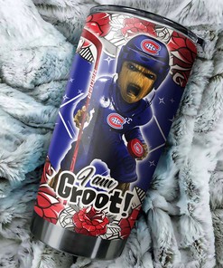 Montreal Canadians NHL Tumbler - I Am Groot Edition