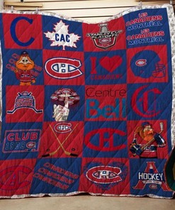 Montreal Canadiens N2809 Quilt Blanket for Hockey Enthusiasts