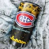 Montreal Canadiens NHL Tumbler with Beautiful Sunflower Design - Ideal Beverage Container for Fans