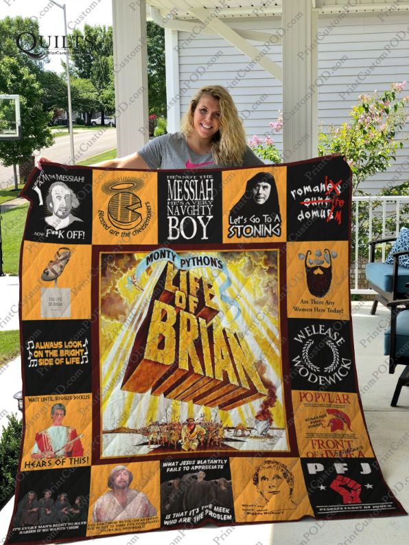 Monty Python's Life Of Brian Collection Quilt Blanket - Perfect for Fans