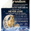 Moon Lions Fleece Blanket - Roar with pride with this Moon Lions fleece blanket, perfect for grandsons