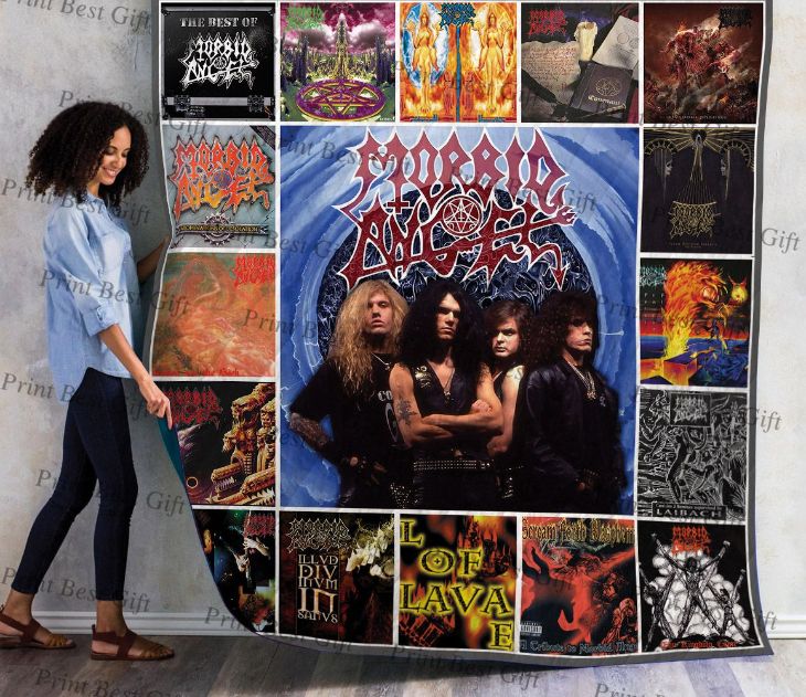 Morbid Angel Death Metal Album Poster Inspired Quilt Bedding Set