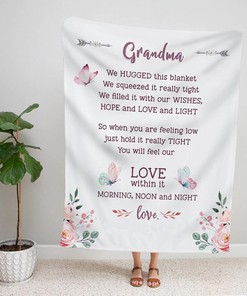 Morning Moon and Night Quilt Bedding Set for Grandparents from Granddaughter and Grandson