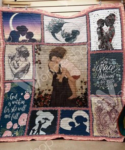 Mother My Grace Is Sufficient For You Quilt Bedding Set with Quilt Blanket, Perfect Gifts for Mother's Day