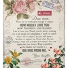 Mothers Day Fleece Blanket Quilt From Daughter To Mom, Show Her How Much You Love Her