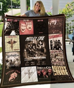 Motley Crue 39th Anniversary Rock Band Quilted Comforter - Full Size