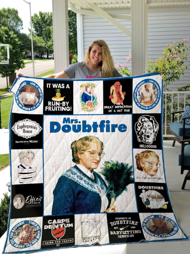 Mrs. Doubtfire Collection Inspired Quilt Bedding Set - Perfect for Any Fan