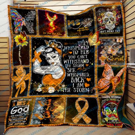 Multiple Sclerosis Awareness Quilt Bedding Set V0512 with Keywords