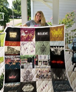 Mumford & Sons Quilt Bedding Set with Name