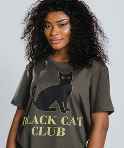 Murderous Cat Club Unisex Tee - Funny Black Cat Shirt, Welcome 2022 Shirt, Cat Lover Gift for Movie Fans