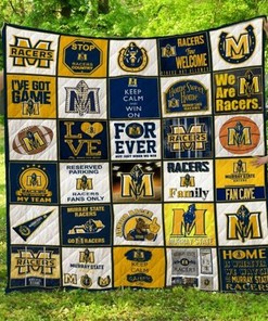 Murray State Racers NCAA Quilted Bedding Set with Comforter and Pillowcases