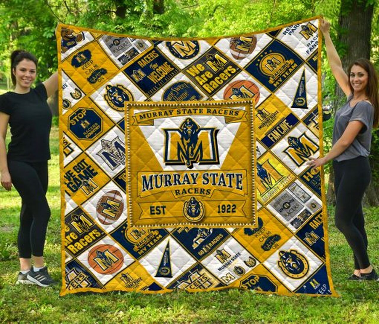 Murray State Racers Ncaa Quilt Bedding Set - Perfect for Any Fan