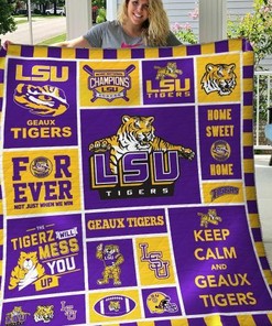Must-have NCAA LSU Tigers Quilt Bedding Set for Fans