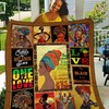 My Black is So Beautiful Fleece Blanket Quilt Blanket - Inspirational Gift for Black Women