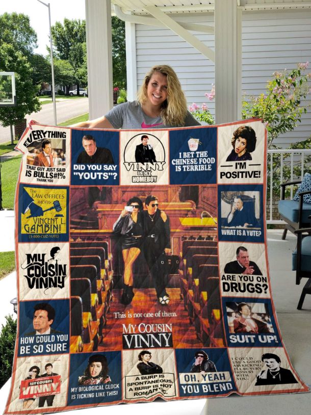 My Cousin Vinny collection quilt blanket, perfect for fans of the movie