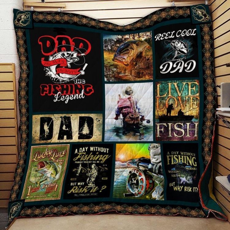 My Final Cast Is Made Fishing Quilt Bedding Set - The Last Tribute To The Passionate Anglers