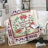 My Husband's Angel Wings Protect My Heart Premium Quilt Blanket for Couples