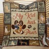 My Kid Has Paws German Shepherd Quilt Bedding Set for Animal-Loving Family