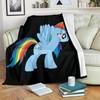 My Little Pony Cartoon Fleece Blanket: A Fun and Colorful Gift for Fans