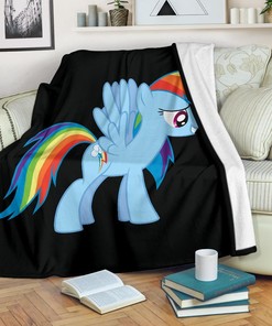 My Little Pony Cartoon Fleece Blanket: A Fun and Colorful Gift for Fans