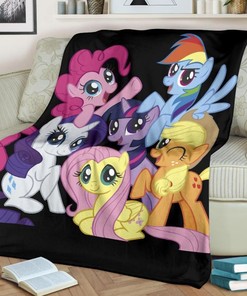 My Little Pony Cartoon Fleece Blanket: The Comfiest Gift for Fans