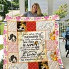 My Only Sunshine Sunflower Elephant Quilt Blanket - Whimsical Gift for Elephant Lovers
