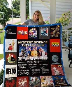 Mystery Science Theater 3000 Inspired Quilt Blanket for Bedding Set