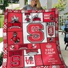N.C. State Wolfpack Collection Green NCAA Quilt Blanket - Stay Comfy and Show Your Wolfpack Pride